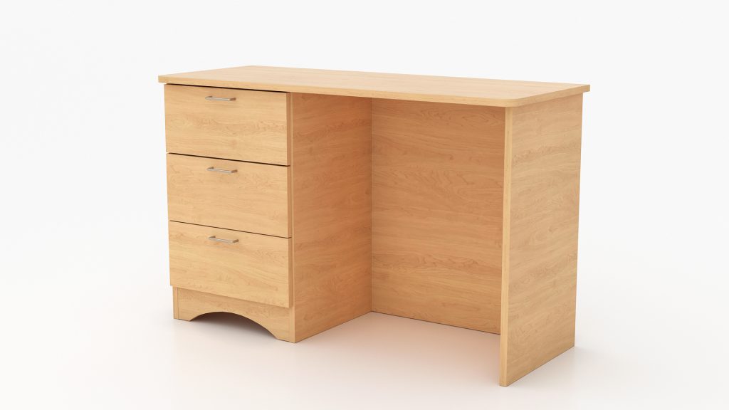 Athena Healthcare Products Inc. Thera Case Goods - 3 Drawer Desk Left